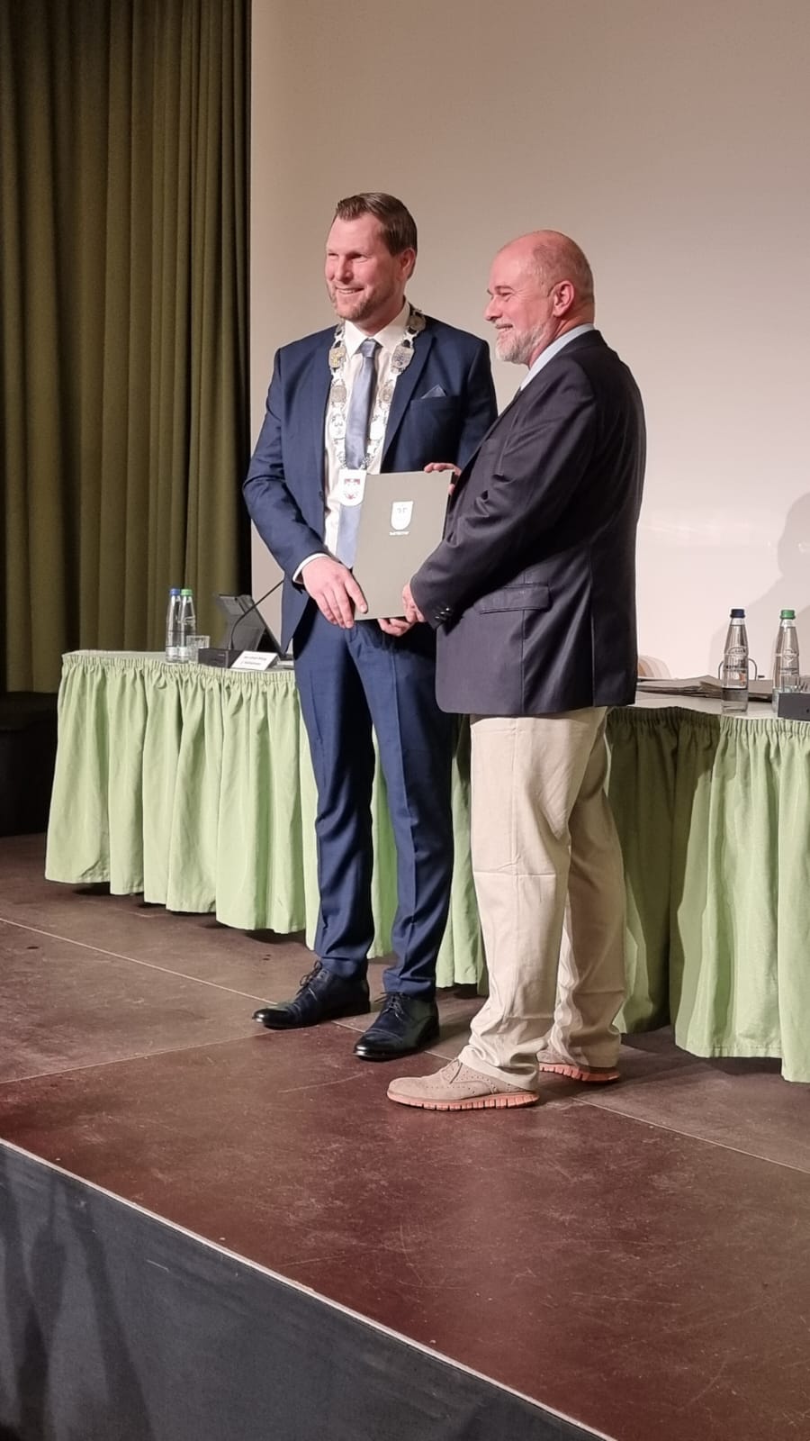 Vereidigung des neuen Bürgermeisters